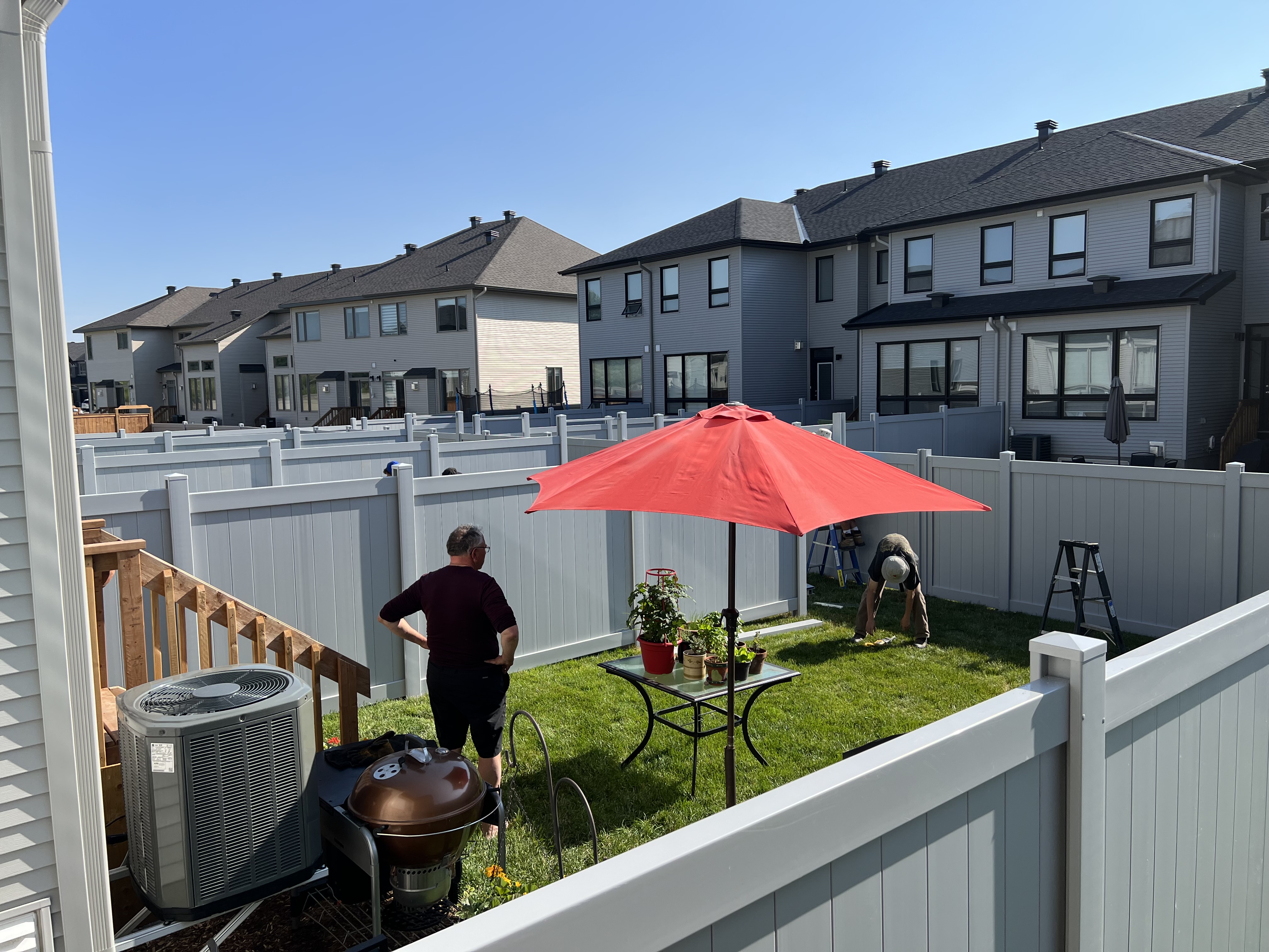 Residential fencing project Ottawa